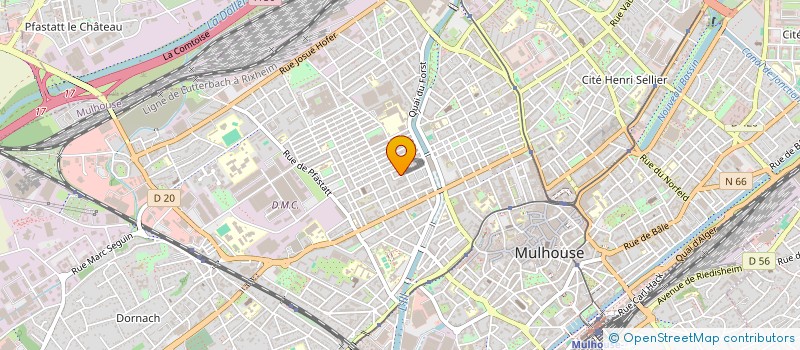 localisation de l'entreprise MONSIEUR ZEKI BUDAK  MULHOUSE