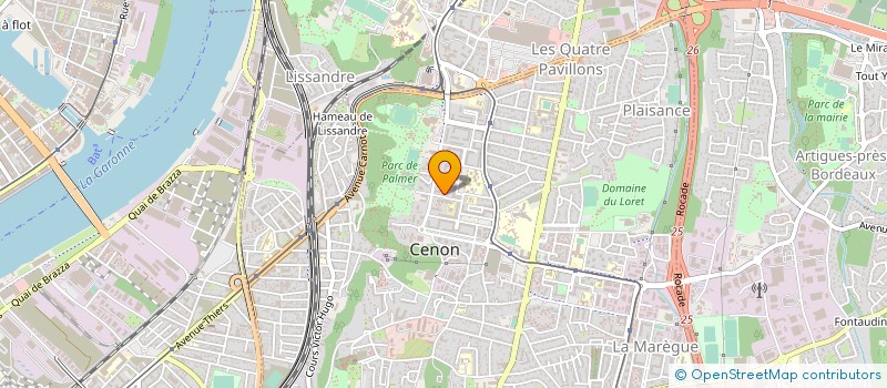 localisation de l'entreprise MONSIEUR ZEKI ESENTAS à CENON