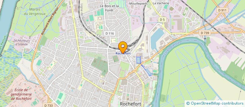 localisation de l'entreprise MONSIEUR ZEKI GOK  ROCHEFORT