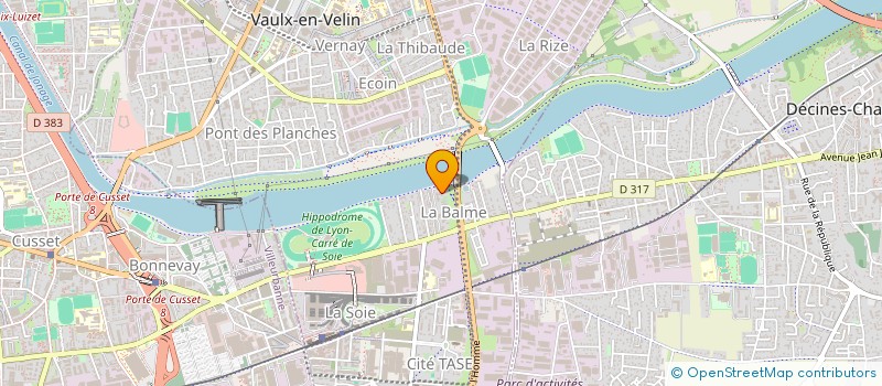 localisation de l'entreprise MONSIEUR ZEKRIA SULTAN  VAULX-EN-VELIN