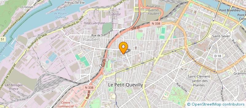 localisation de l'entreprise MONSIEUR ZEKRULLAH HAKIMI  LE PETIT-QUEVILLY