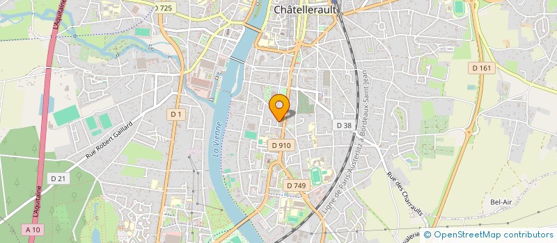 localisation de l'entreprise MONSIEUR ZELI KOUBI à CHATELLERAULT
