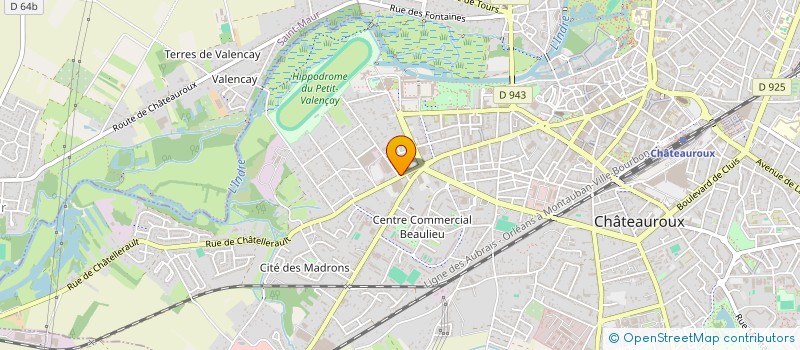 localisation de l'entreprise MONSIEUR ZELIMKHAN YANDOURKAEV à CHATEAUROUX
