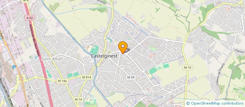 localisation de l'entreprise MONSIEUR ZEMIRHAN KOKBALIK  CASTELGINEST