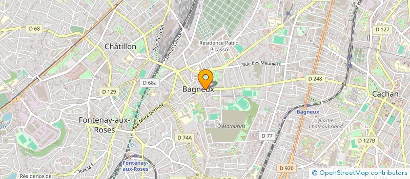 localisation de l'entreprise MONSIEUR ZEMZEM SAIM à BAGNEUX
