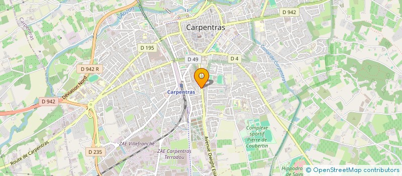 localisation de l'entreprise MONSIEUR ZENAL AKYUZ à CARPENTRAS