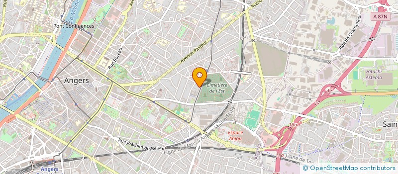 localisation de l'entreprise MONSIEUR ZENAWI HAILESLASSIE OGBALDET à ANGERS