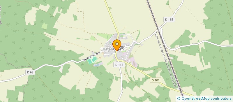 localisation de l'entreprise MONSIEUR ZEPHYR BLOCH-JORGENSEN  CHATEL-GERARD