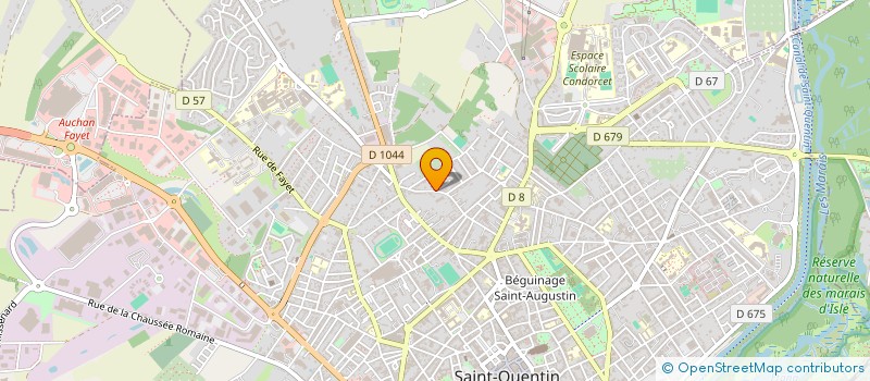 localisation de l'entreprise MONSIEUR ZEPHYR MACAIGNE à SAINT-QUENTIN