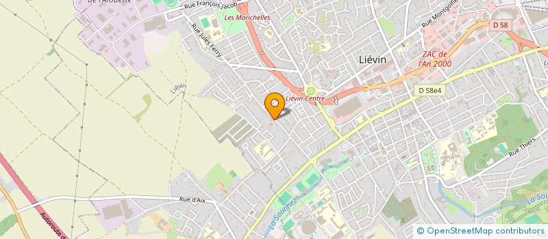 localisation de l'entreprise MONSIEUR ZEPHYR MASSE à LIEVIN