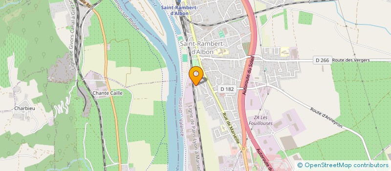 localisation de l'entreprise MONSIEUR ZEPHYRIN WANDA MBIADOU  SAINT-RAMBERT-D'ALBON