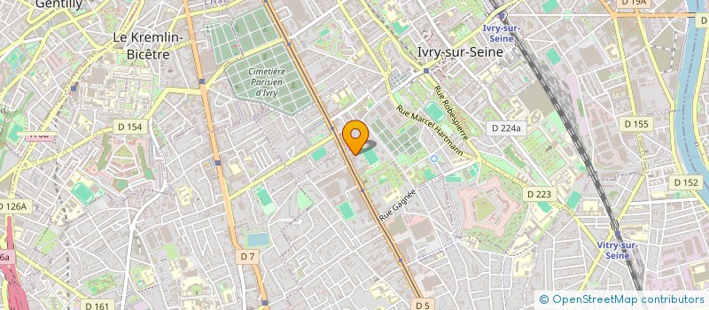 localisation de l'entreprise MONSIEUR ZEREN ZHOU  IVRY-SUR-SEINE