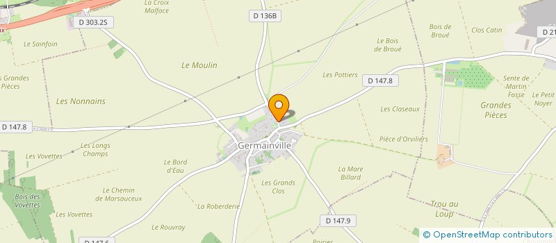 localisation de l'entreprise MONSIEUR ZEYED RIBANI à GERMAINVILLE