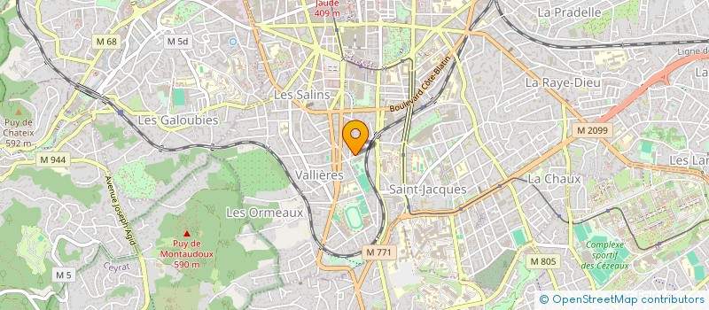 localisation de l'entreprise MONSIEUR ZEYIN FENG  CLERMONT-FERRAND