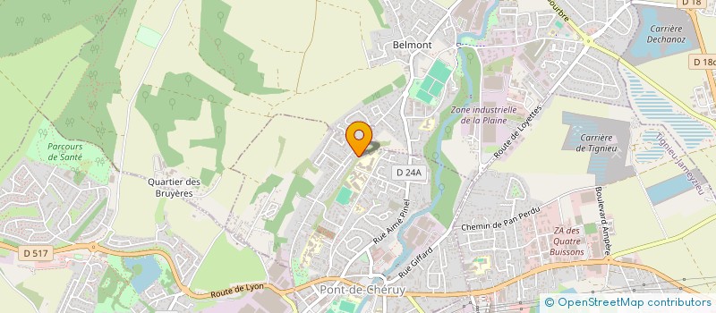 localisation de l'entreprise MONSIEUR ZEYNEL ATAK  PONT-DE-CHERUY