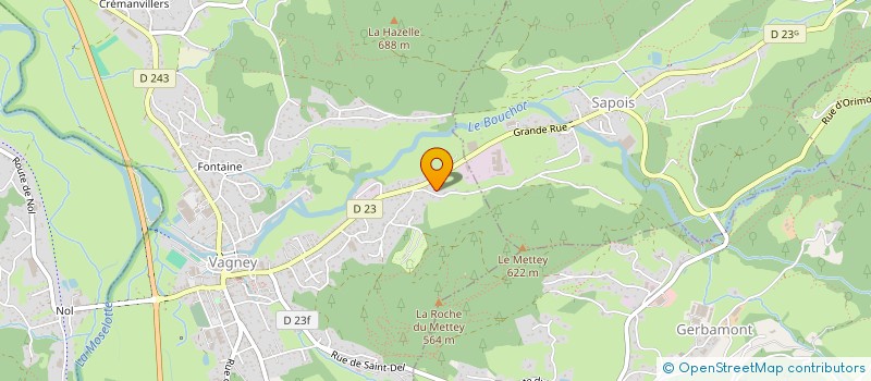 localisation de l'entreprise MONSIEUR ZEYNEL YAKISAN  VAGNEY