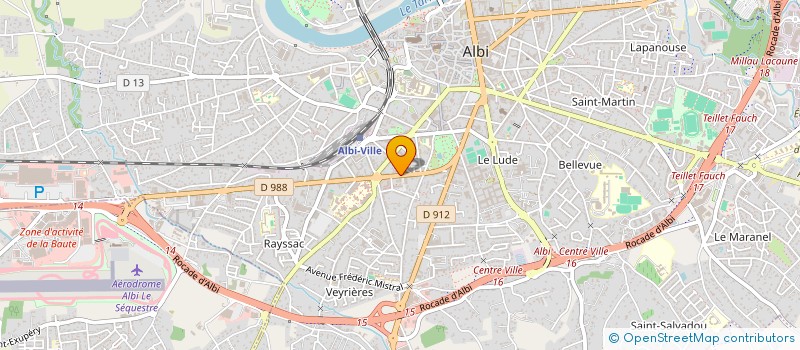 localisation de l'entreprise MONSIEUR ZEYOU HUANG à ALBI