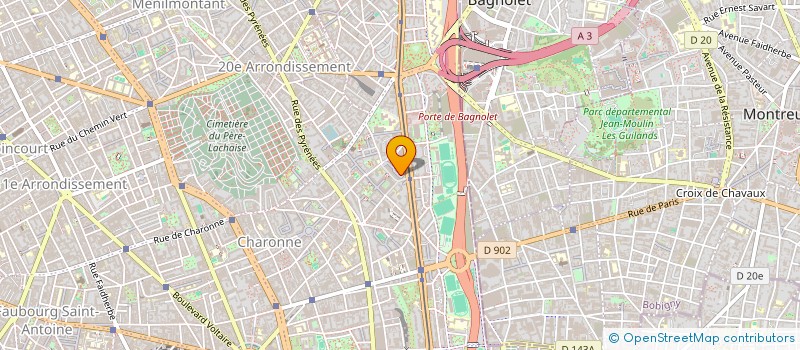 localisation de l'entreprise MONSIEUR ZHANGZHANG JIANG  PARIS