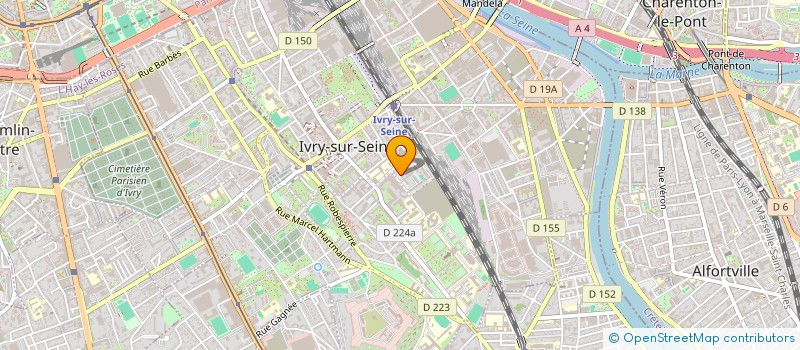 localisation de l'entreprise MONSIEUR ZHAOTONG XU  IVRY-SUR-SEINE