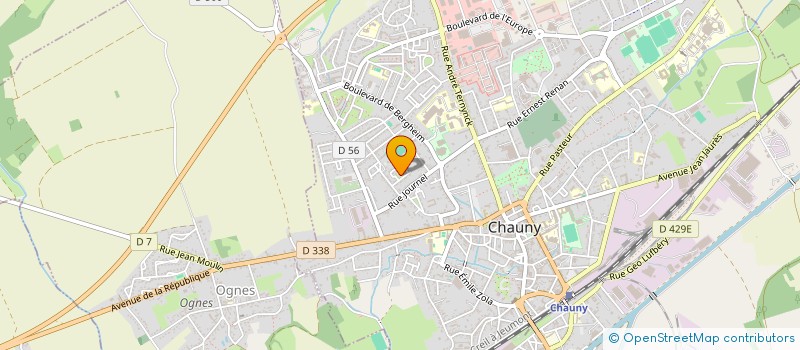 localisation de l'entreprise MONSIEUR ZHAR NASERI  CHAUNY