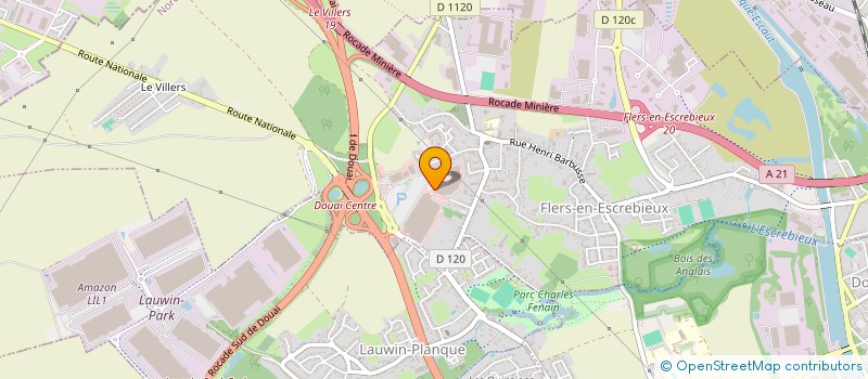 localisation de l'entreprise MONSIEUR ZHE LY à FLERS-EN-ESCREBIEUX