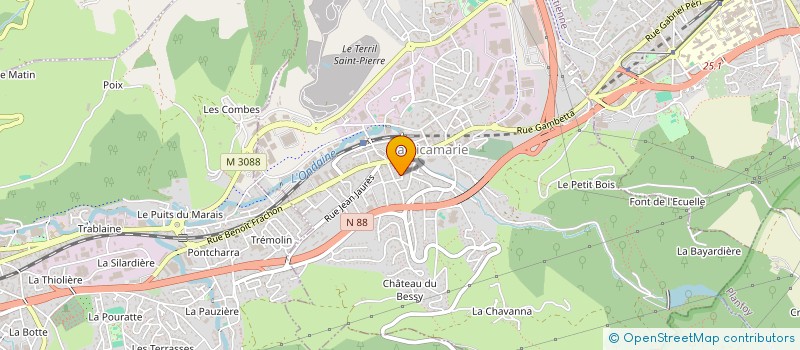 localisation de l'entreprise MONSIEUR ZHELYO KABAKCHIEV  LA RICAMARIE