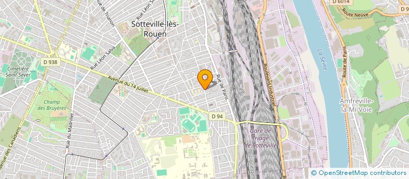 localisation de l'entreprise MONSIEUR ZHENCAI WANG  SOTTEVILLE-LES-ROUEN