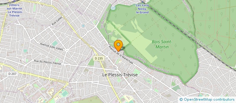 localisation de l'entreprise MONSIEUR ZHENDONG ZHANG  LE PLESSIS-TREVISE