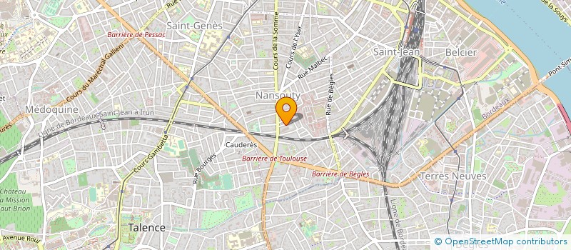 localisation de l'entreprise MONSIEUR ZHENG CUI  BORDEAUX
