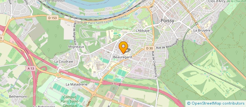 localisation de l'entreprise MONSIEUR ZHENGXIONG NI  POISSY