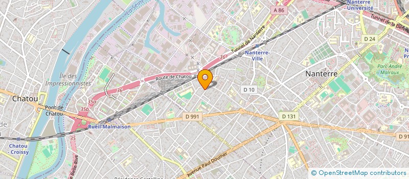 localisation de l'entreprise MONSIEUR ZHENLAN GAO  NANTERRE