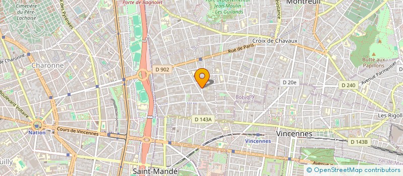 localisation de l'entreprise MONSIEUR ZHEQIAO ZHUGE à MONTREUIL