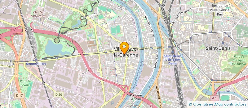 localisation de l'entreprise MONSIEUR ZHEWU YE  VILLENEUVE-LA-GARENNE