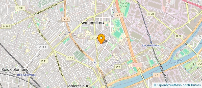 localisation de l'entreprise MONSIEUR ZHI LI  GENNEVILLIERS