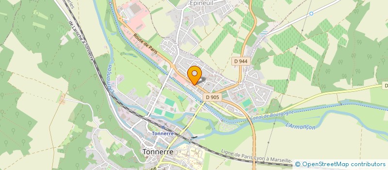 localisation de l'entreprise MONSIEUR ZHIGUO DING  TONNERRE