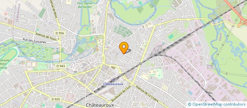 localisation de l'entreprise MONSIEUR ZHIRAJR MOKINI à CHATEAUROUX
