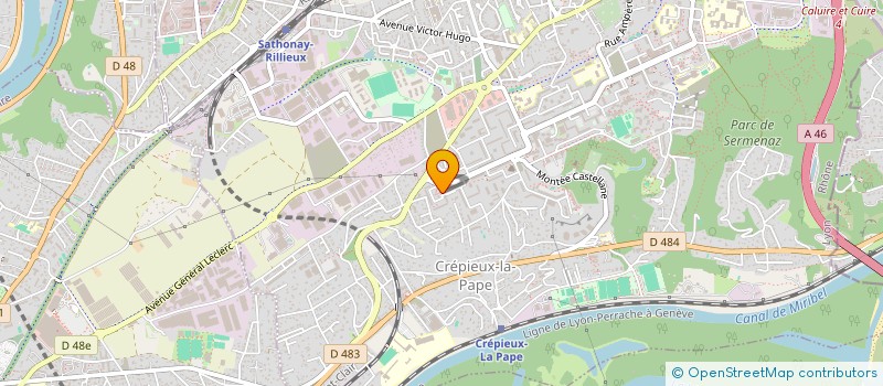 localisation de l'entreprise MONSIEUR ZHIRAYR GASPARYAN  RILLIEUX-LA-PAPE