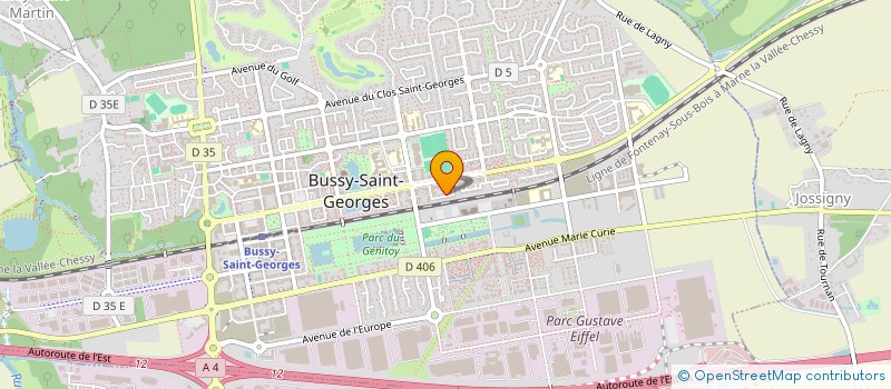 localisation de l'entreprise MONSIEUR ZHIWU DAI  BUSSY-SAINT-GEORGES