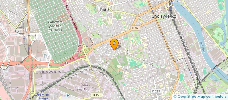 localisation de l'entreprise MONSIEUR ZHIXU HOU  THIAIS