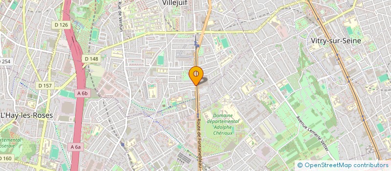 localisation de l'entreprise MONSIEUR ZHONGYU WU  VILLEJUIF