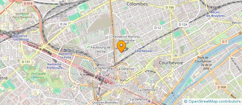 localisation de l'entreprise MONSIEUR ZHONGZHENG ZHOU à COURBEVOIE