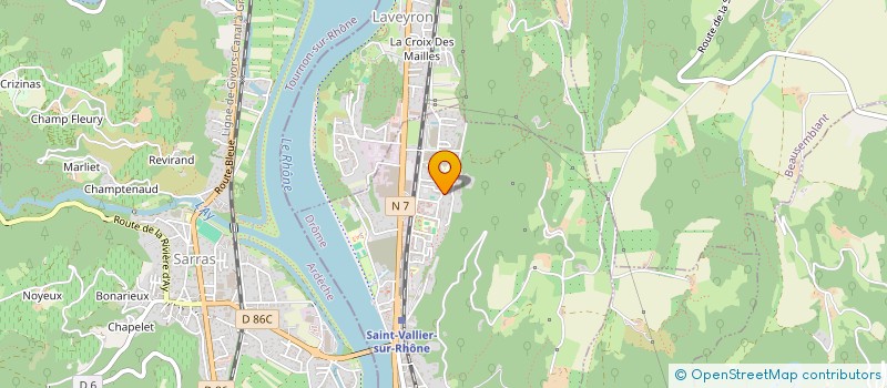 localisation de l'entreprise MONSIEUR ZHULIYAN BISEROV  SAINT-VALLIER