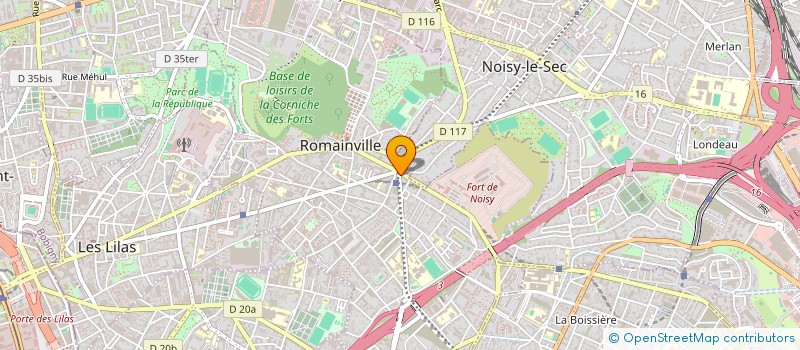 localisation de l'entreprise MONSIEUR ZHUORAN WANG à ROMAINVILLE