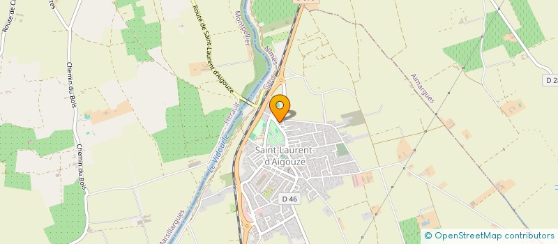 localisation de l'entreprise MONSIEUR ZIAD ABBOUD  SAINT-LAURENT-D'AIGOUZE