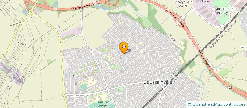 localisation de l'entreprise MONSIEUR ZIAD AYADI  GOUSSAINVILLE