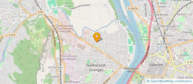 localisation de l'entreprise MONSIEUR ZIAD DELLAA  GUILHERAND-GRANGES