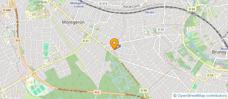 localisation de l'entreprise MONSIEUR ZIAD FEHRI  MONTGERON