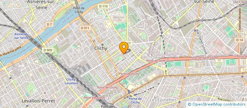 localisation de l'entreprise MONSIEUR ZIAD HAMDAR à CLICHY