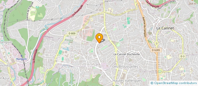 localisation de l'entreprise MONSIEUR ZIAD HAMDENE à LE CANNET