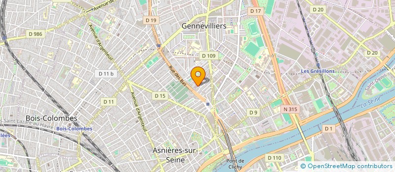 localisation de l'entreprise MONSIEUR ZIAD HAMSIOU à ASNIERES-SUR-SEINE